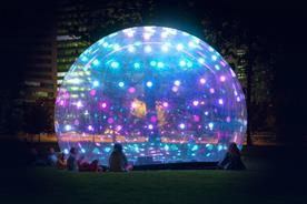 Winter lights festival returns to Canary Wharf