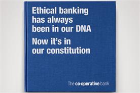 Co-op Bank: runs ads in national papers