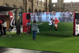 Coca-Cola hosts AR experience for World Cup
