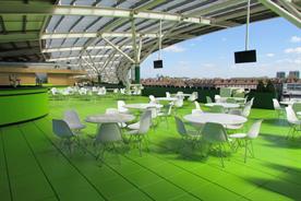 Summer and Christmas parties can be held on the Corinthian Roof Terrace