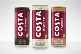 Coke takes on Starbucks in supermarket chillers with Costa iced coffee