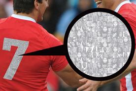Playing2 technology: allows fans' photos to be printed on players' shirts