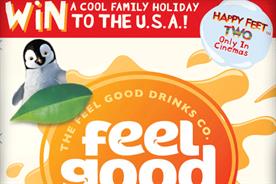 Feel Good Drinks: promoting Happy Feet Two film
