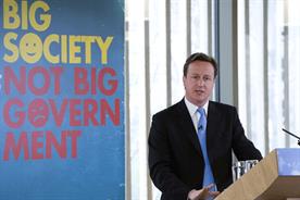 Cameron: the 'Big Society' was an election pledge and is now a core government policy 