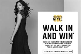 Evans teams with Garnier for in-store promotion