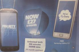O2: press ad makes for a very flat communication