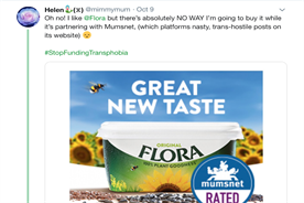 Flora pulls out of Mumsnet partnership after transphobia complaints