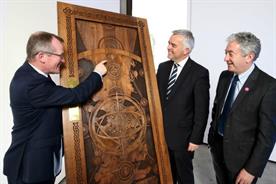The first door was unveiled following the premiere of season six 