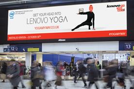 Commuters are invited to upload selfies to Lenovo's microsite