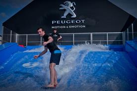Peugeot allows consumers to enjoy the surf at Goodwood