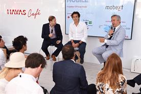 Yannick Bolloré (centre):  the chairman and chief executive of Havas