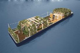 Hoegaarden's floating beer experience