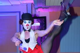 Cirque le Soir performers at the Event Awards 2014