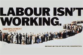 History of Advertising No 90: 'Labour isn't working' poster