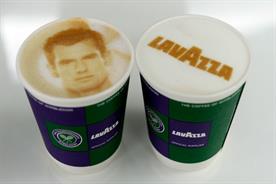 In pictures: Lavazza offers coffee selfies to the Wimbledon queue