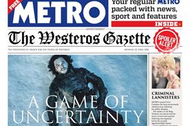 Metro: recent cover-wrap for Game of Thrones