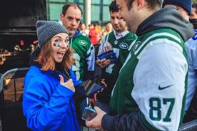 Wasserman produced free fan events around NFL games at Wembley stadium in 2015