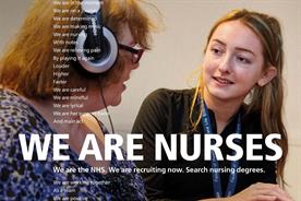 NHS targets uni applicants with nursing recruitment poster campaign