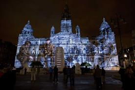 Glasgow's War featured a specially compiled soundtrack and visuals 