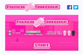 Political Shakedown game aims to encourage people to stand up to hate