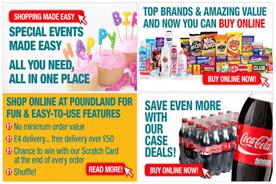Poundland's calls to action