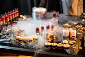 Special effects can be added to Rhubarb's interactive dessert stations 