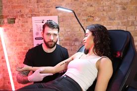 Three creates temporary tattoo pop-up for 'commitment-cautious'