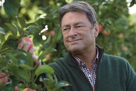 Alan Titchmarsh: stars in TV campaign promoting British apples at Waitrose