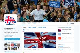 The Conservatives: thanks voters on the party's Twitter page