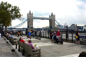 The second site offers views over Tower Bridge