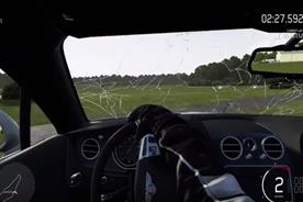 Participants played the new Xbox game as they sat in the backseat of the car