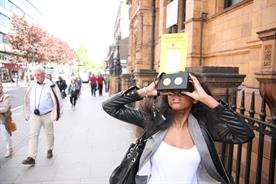 Amnesty: uses virtual reality headsets for London fundraiser