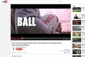 Coca-Cola: the brand's UK YouTube channel