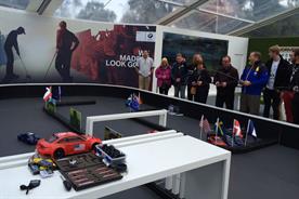 The BMW activation will let guests race in miniature cars