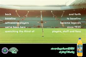 Robinsons' parternship with Wimbledon began in 1934