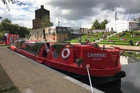 Watch: Campari's narrowboat cocktail pop-up