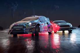 Virtual Drift is a Tron-esque experience by Castrol