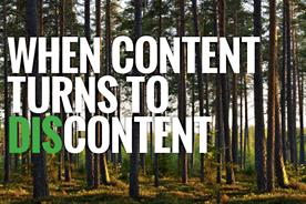 When content turns to discontent