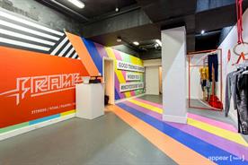 Frame is currently hosting fitness classes and events at its pop-up