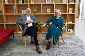 Ian Dowds from UKOM and Liz Landy from Ipsos