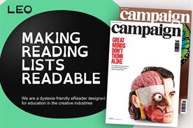 LEO puts pk10 articles on e-reader for advertising students with dyslexia