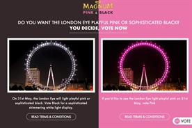 Fans of the brand can vote either online or through Twitter