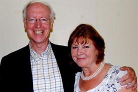 Nick Phillips: the former IPA director-general with his wife, Katherine 