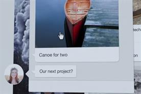 Pinterest: viral promotes its new message service
