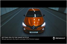 Thierry Henry stars as getaway driver in Renault football Sky Sports idents