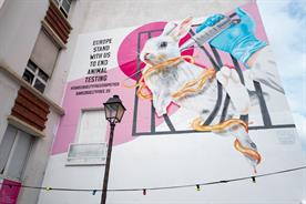 Dove and The Body Shop: partnered with muralist Nina Valkoff on campaign (Photo: Kristy Sparow/Getty Images)