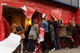 Fans of Christmas sandwiches ripped through the wrapping paper