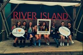 Users of the selfie swing could be granted access to the festival's VIP area 