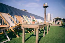 Rooftop event venues: Dalston Roof Park, London