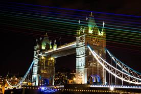 AMV BBDO joins Samsung's roster and creates London laser show to promote Galaxy S9